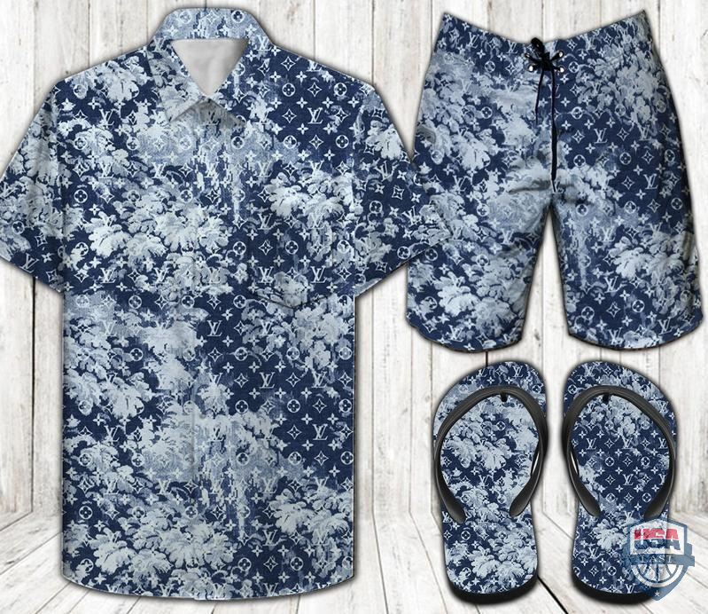 Louis Vuitton Combo Hawaiian Shirt And Short 31 – Hothot