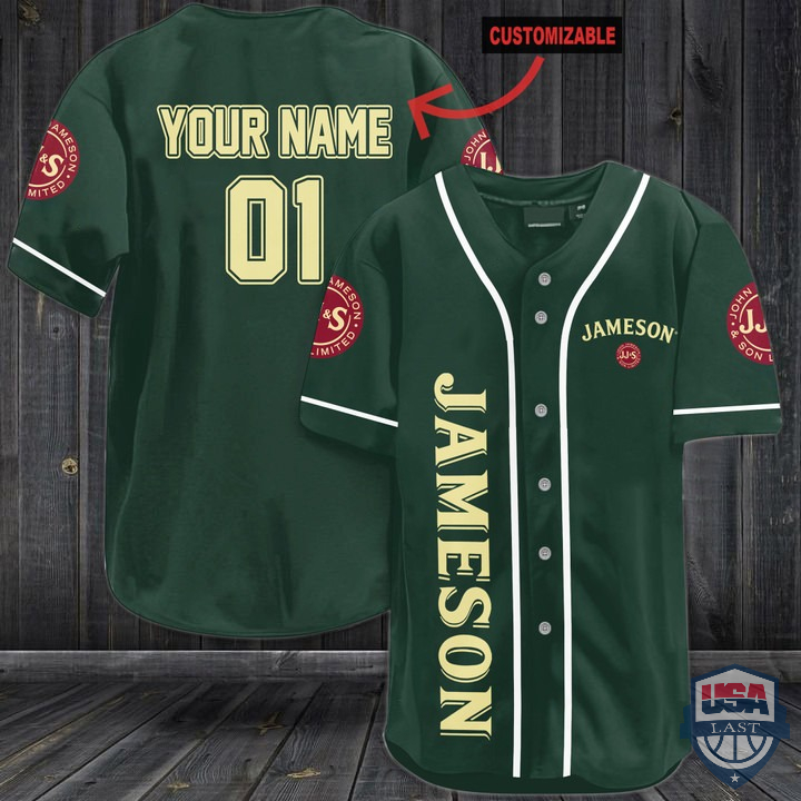 Personalized Jameson Whiskey Baseball Jersey – Hothot 070222