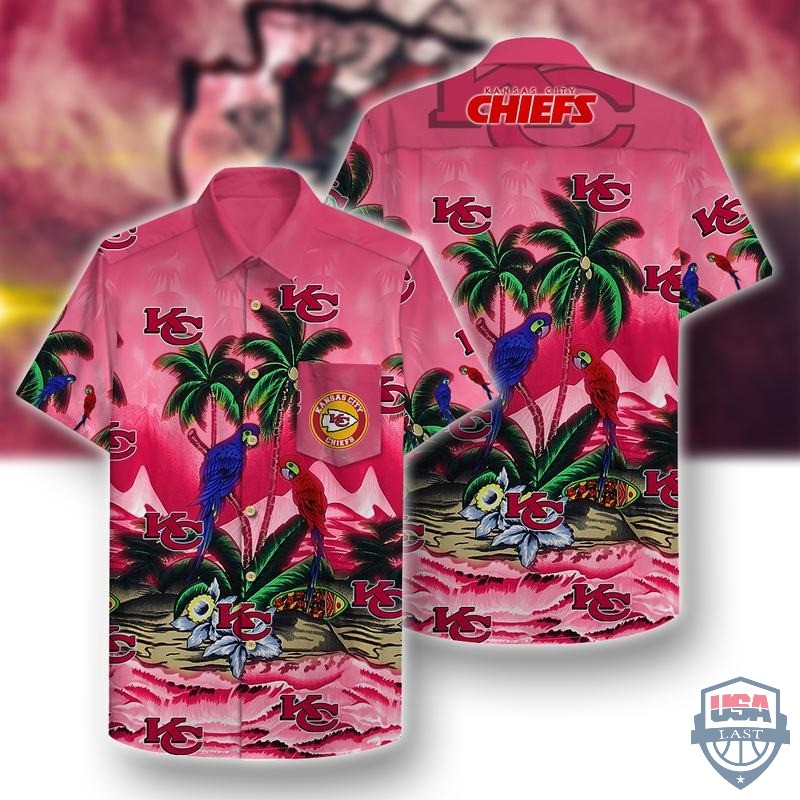 Kansas City Chiefs Parrots Couple Hawaiian Shirt – Hothot