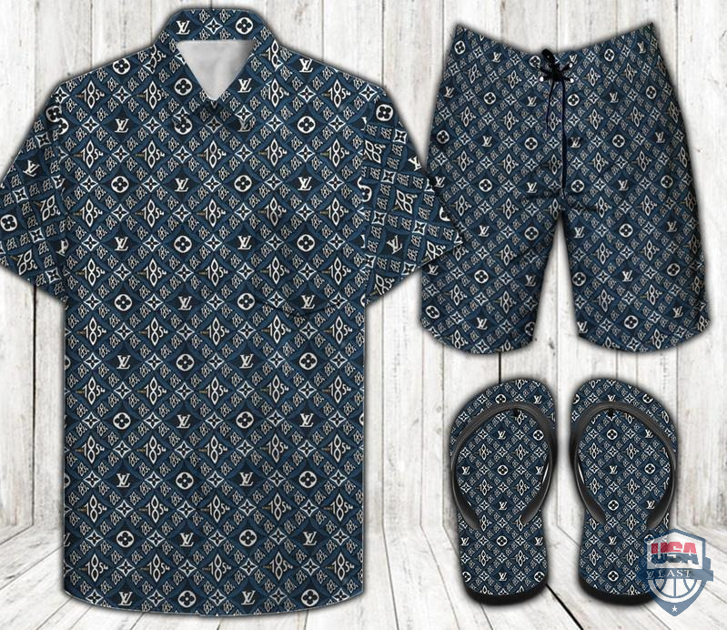 Louis Vuitton Combo Hawaiian Shirt And Short 30 – Hothot