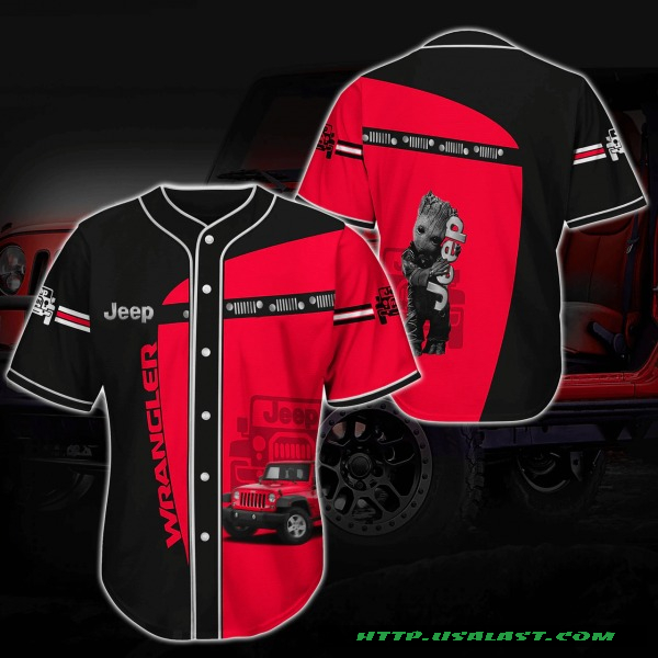 Jeep Wrangler Baby Groot Baseball Jersey Shirt – Hothot