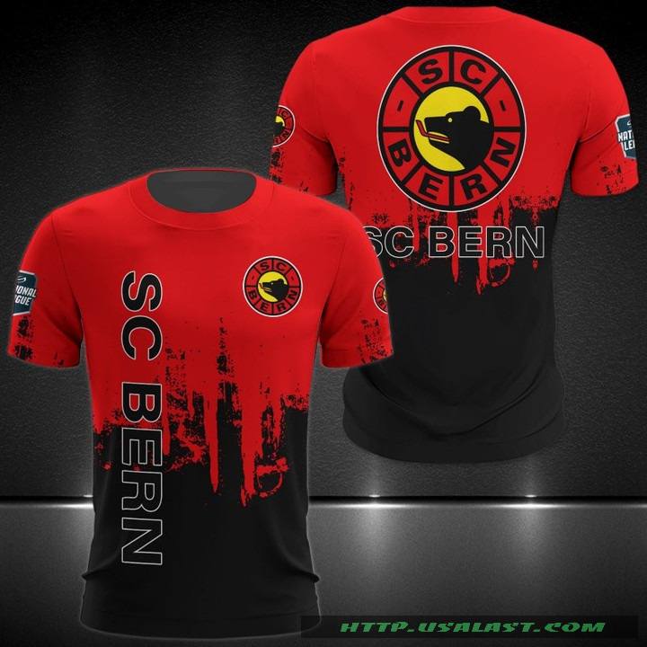 SC Bern National League 3D Hoodie T-Shirt – Hothot