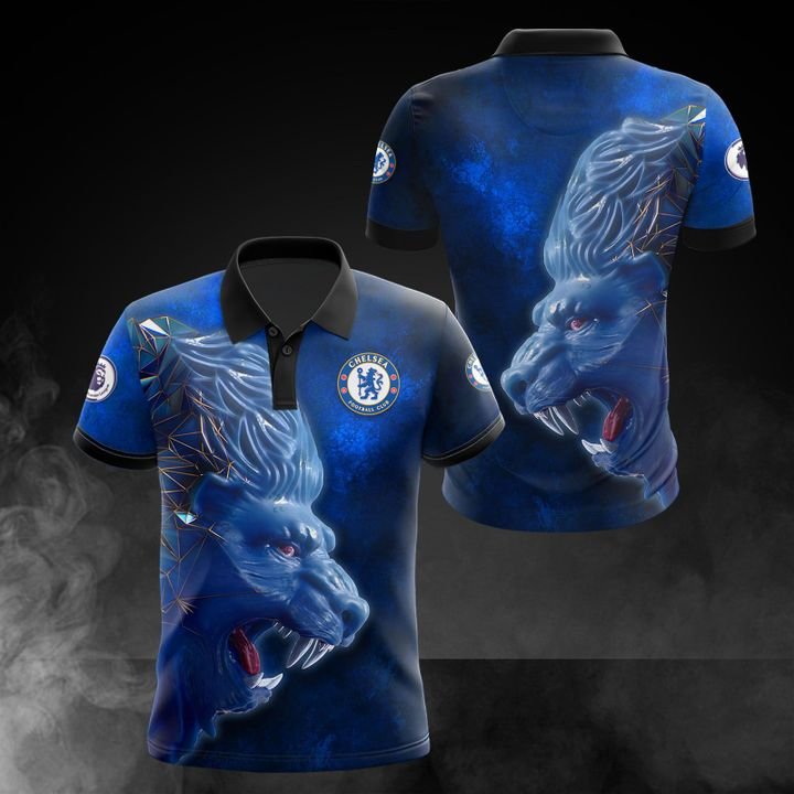 EPL Chelsea FC Blue Lions Polo Shirt- Hothot