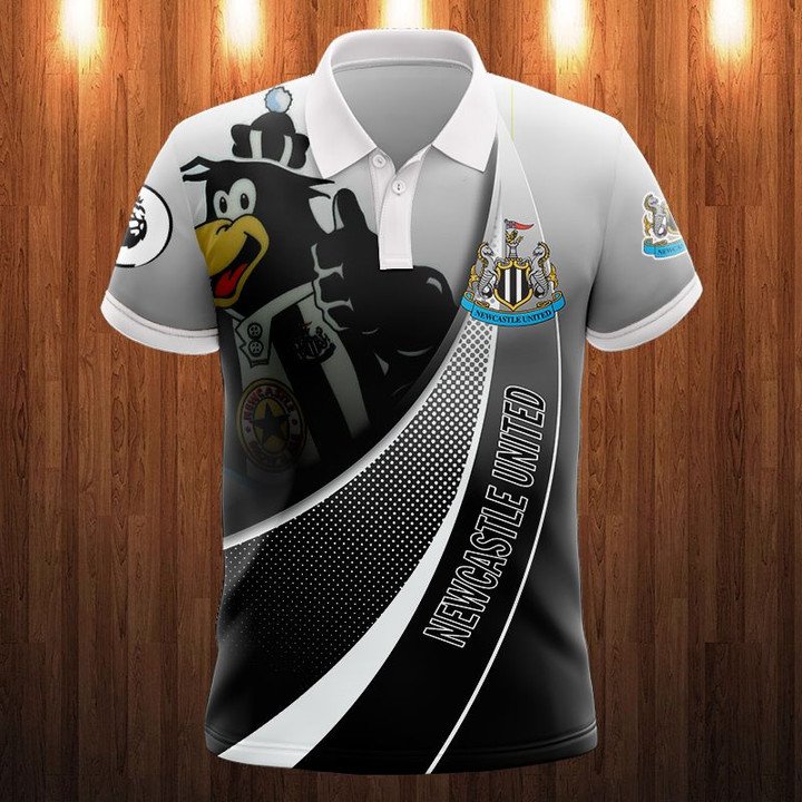 Newcastle United F.C Monty Magpie Polo Shirt- Hothot