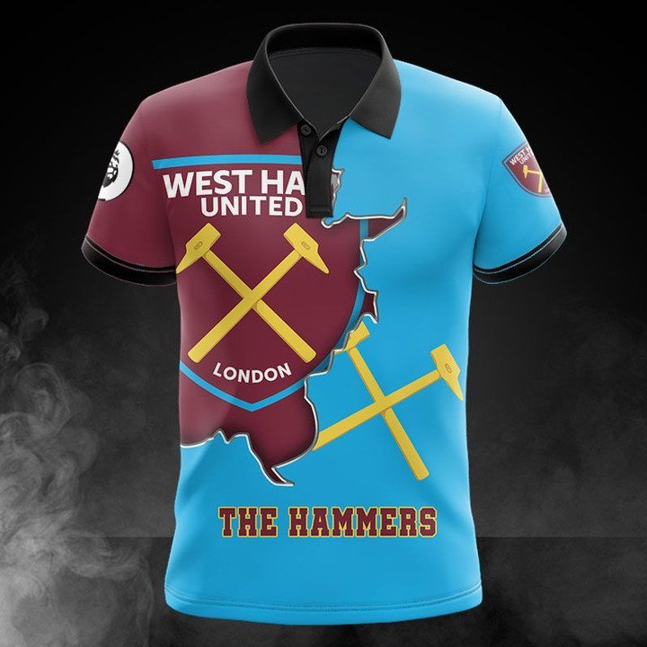 West Ham United F.C The Hammers Polo Shirt- Hothot