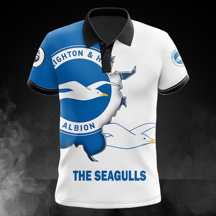 Brighton & Hove Albion Seagulls Polo Shirt- Hothot