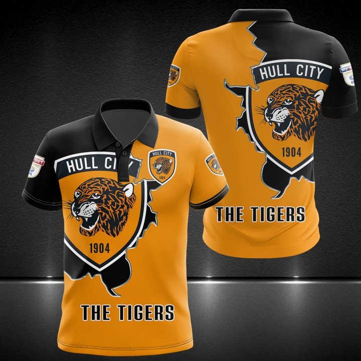 Hull City F.C The Tigers Polo Shirt- Hothot