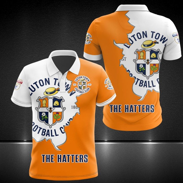 Luton Town F.C The Hatters Polo Shirt- Hothot