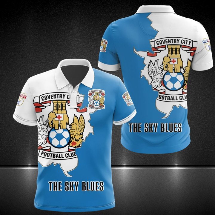 Coventry City F.C The Sky Blues Polo Shirt- Hothot
