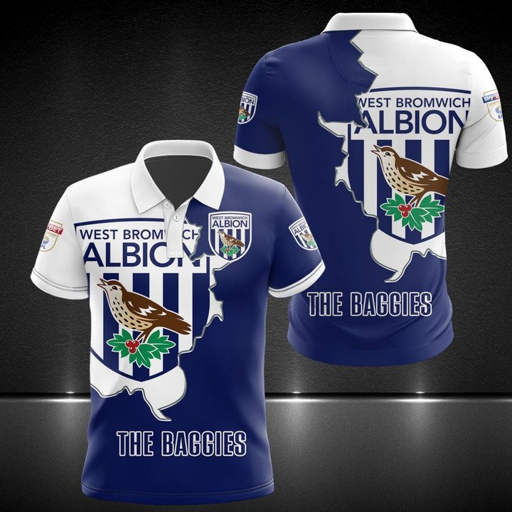 West Bromwich Albion F.C The Baggies Polo Shirt- Hothot