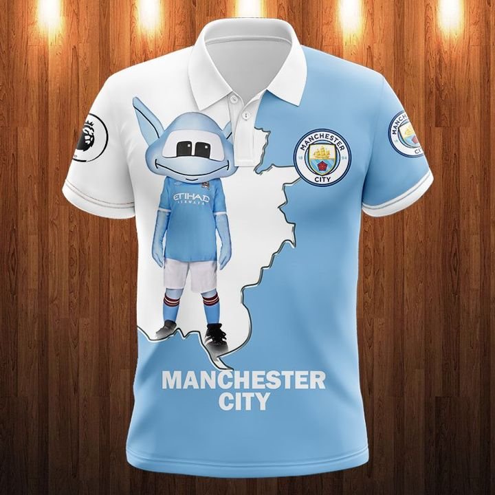 Manchester City Moonchester Mascot Polo Shirt- Hothot
