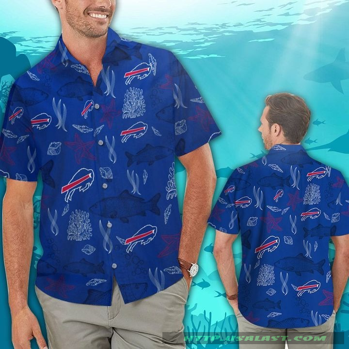 Buffalo Bills Ocean Fishes Hawaiian Shirt Beach Short – Hothot