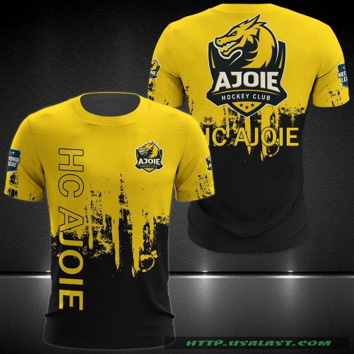 HC Ajoie National League 3D Hoodie T-Shirt – Hothot
