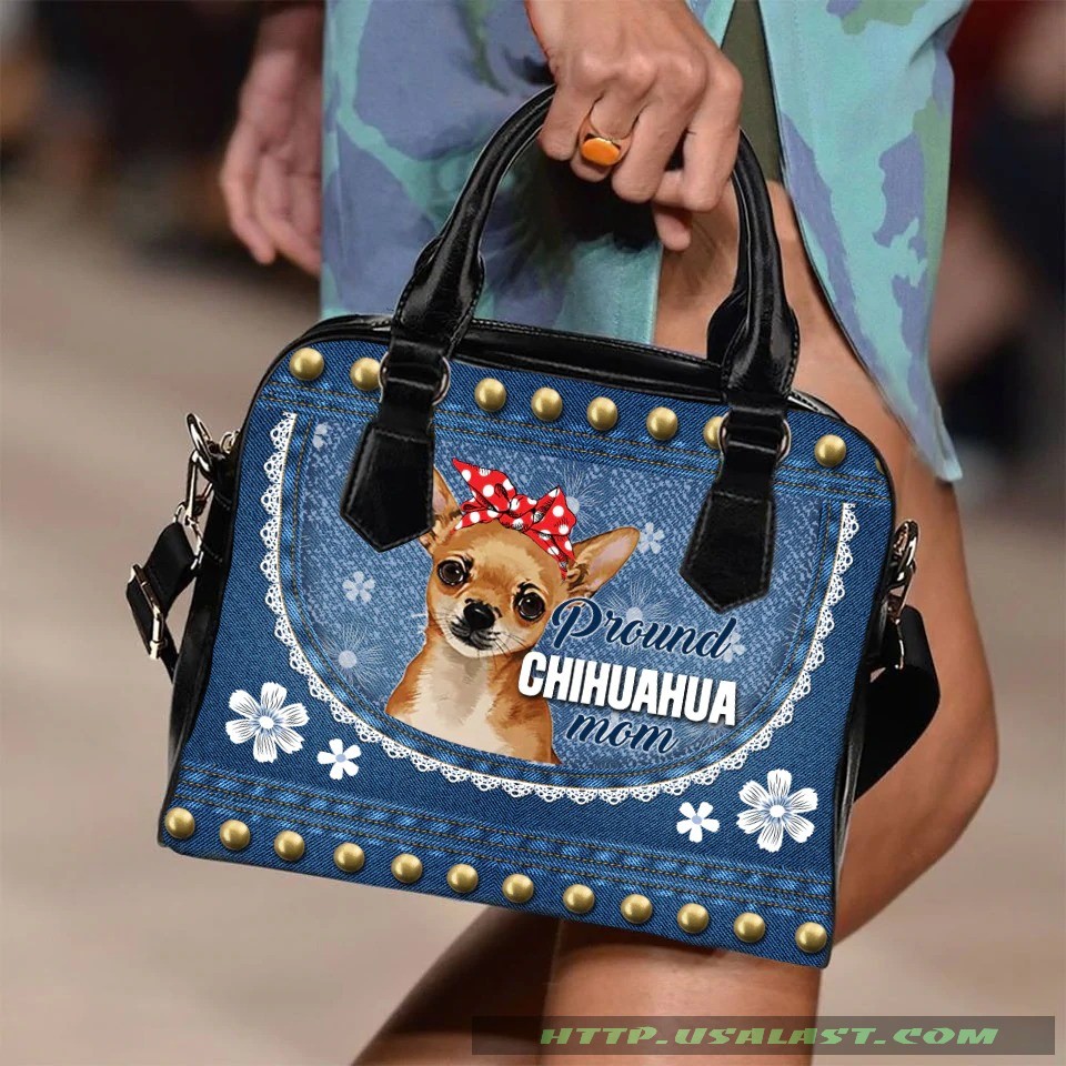 Proud Chihuahua Mom Shoulder Handbag – Hothot