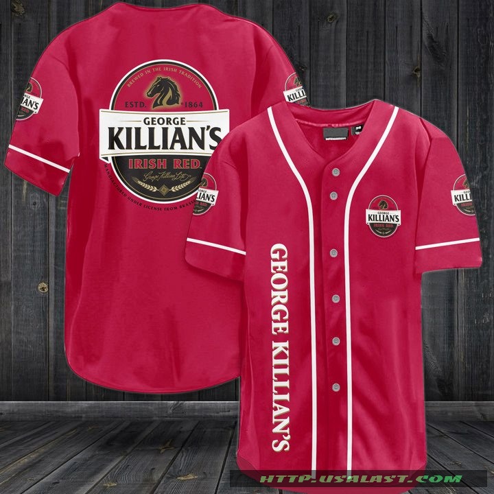 George Killian’s Beer Baseball Jersey – Hothot