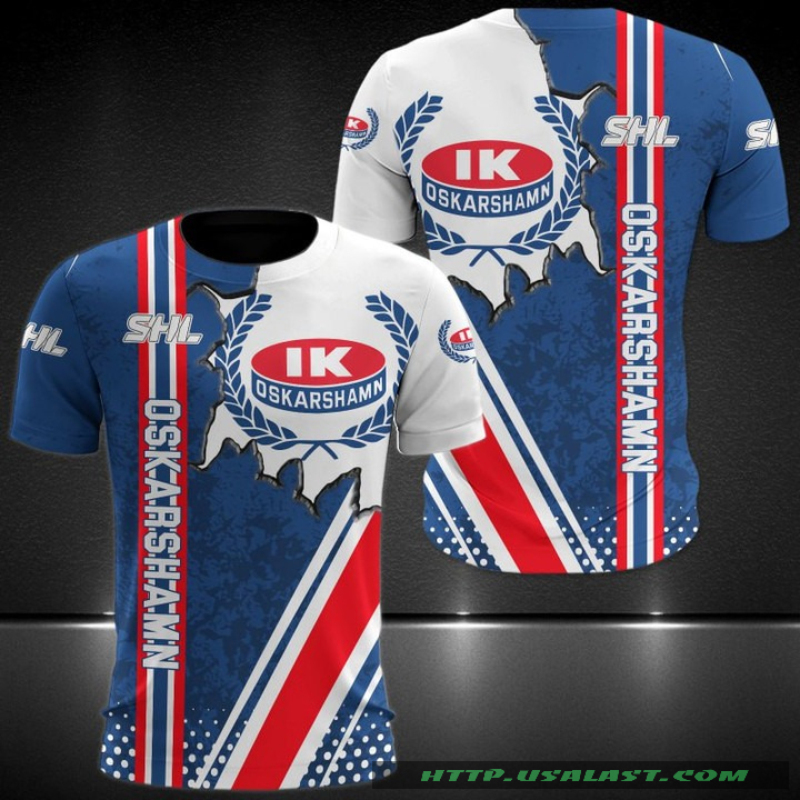 IK Oskarshamn Hockey Team 3D Hoodie T-Shirt – Hothot
