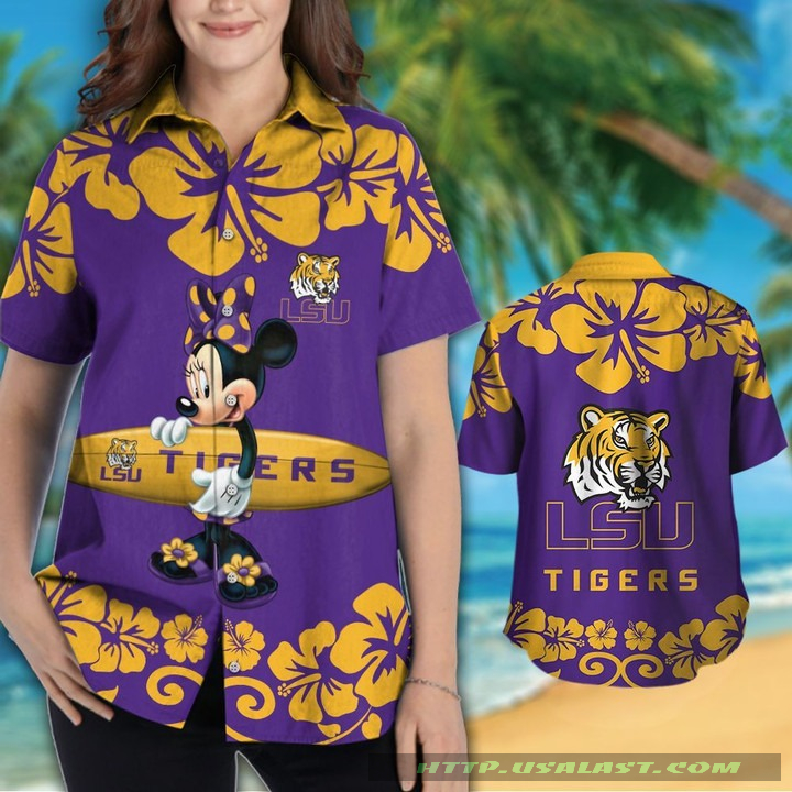 LSU Tigers Minnie Mouse Aloha Hawaiian Shirt – Hothot