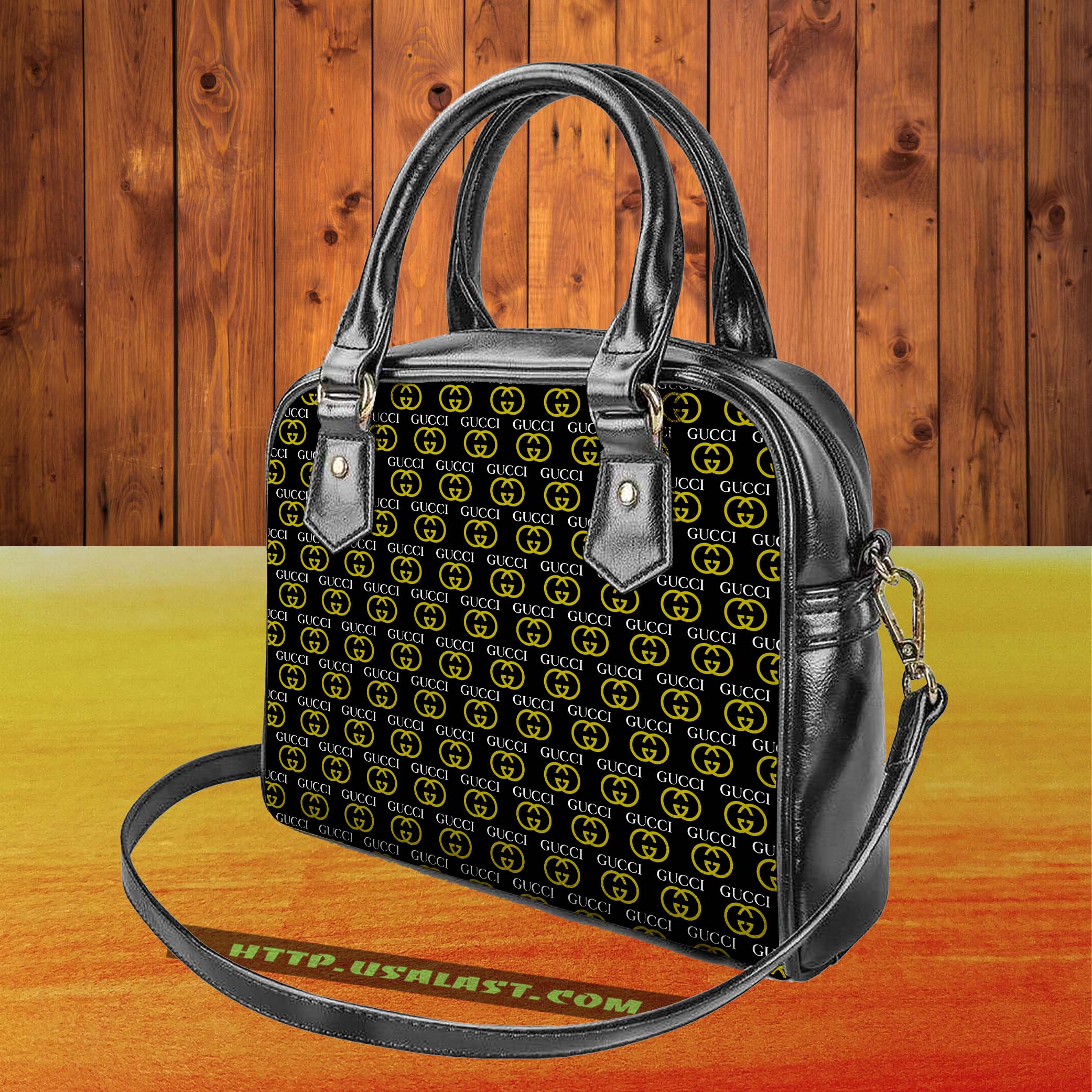 Gucci Logo Luxury Brand Shoulder Handbag – Hothot