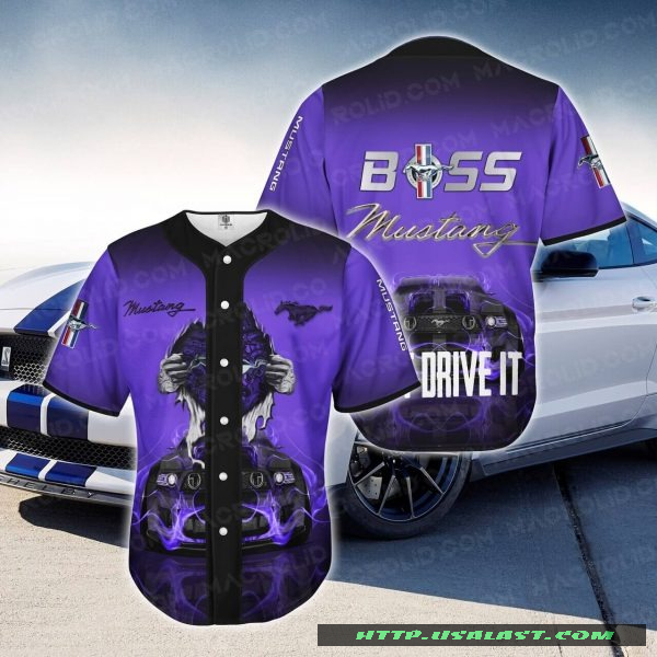 Ford Mustang Boss Baseball Jersey Shirt – Hothot