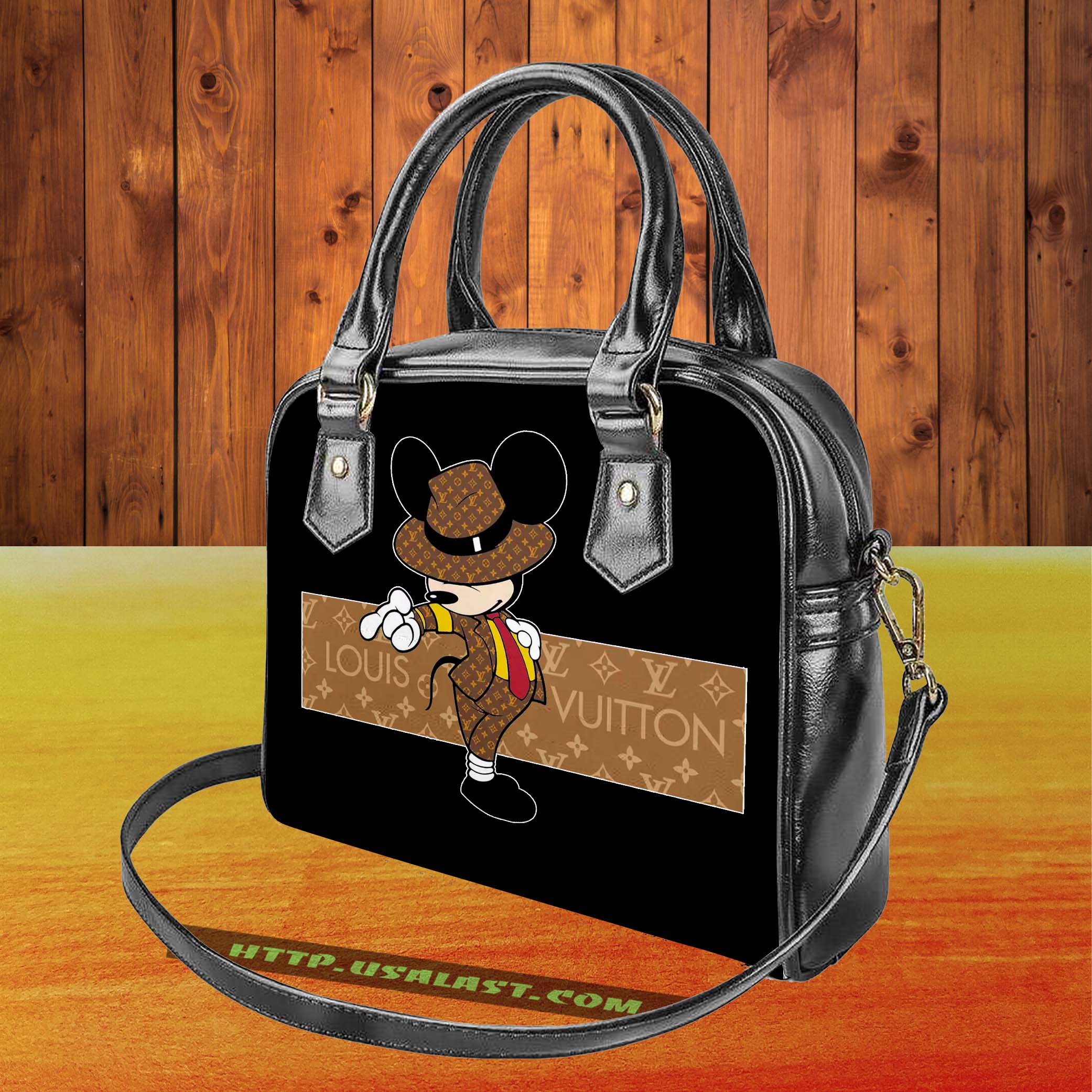 Mickey Mouse Louis Vuitton Shoulder Handbag – Hothot