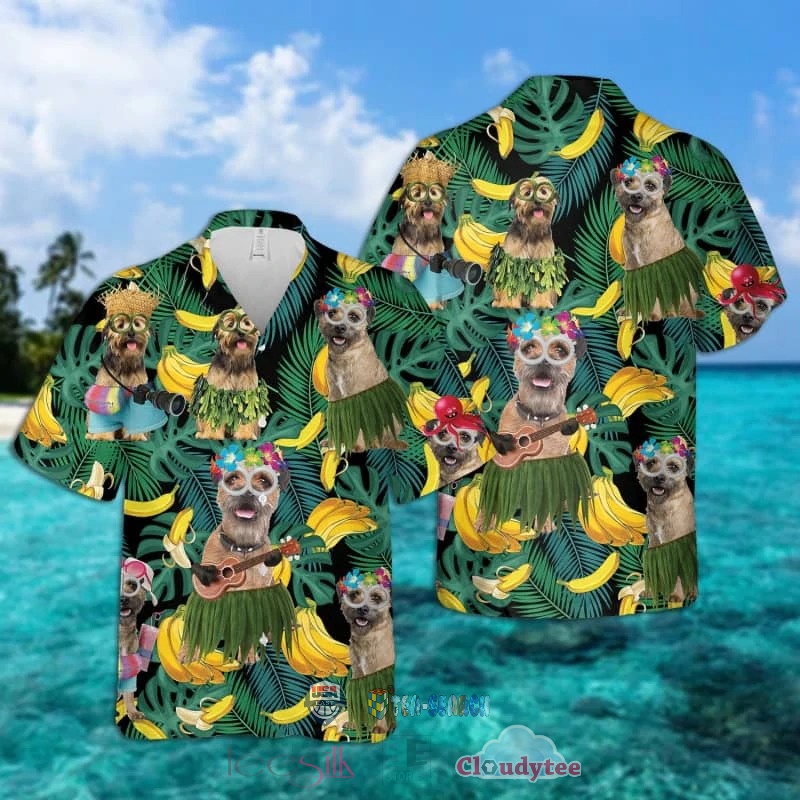Border Terrier Banana Tropical Hawaiian Shirt – Hothot