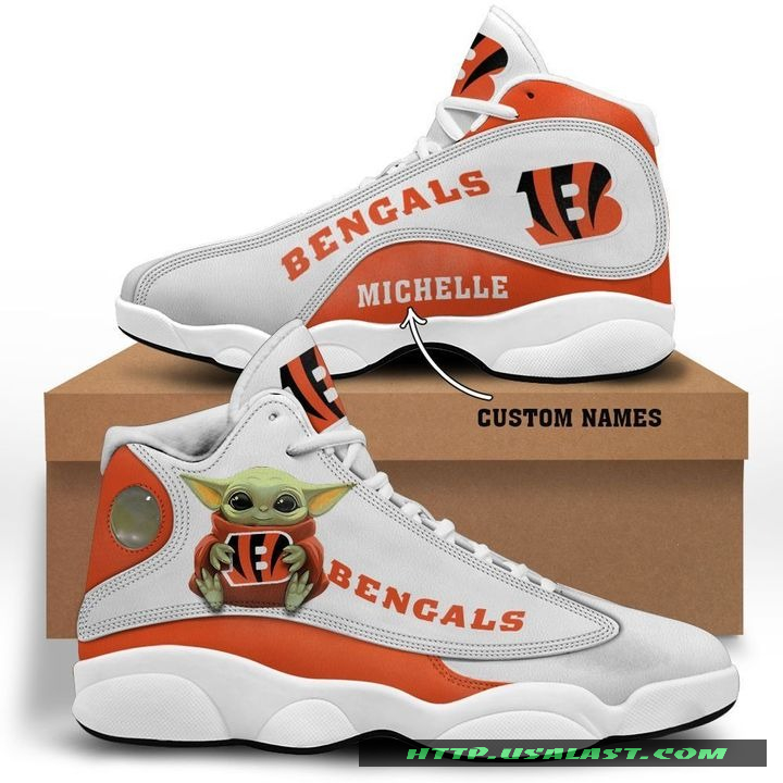Personalised Cincinnati Bengals Baby Yoda Air Jordan 13 Shoes – Usalast