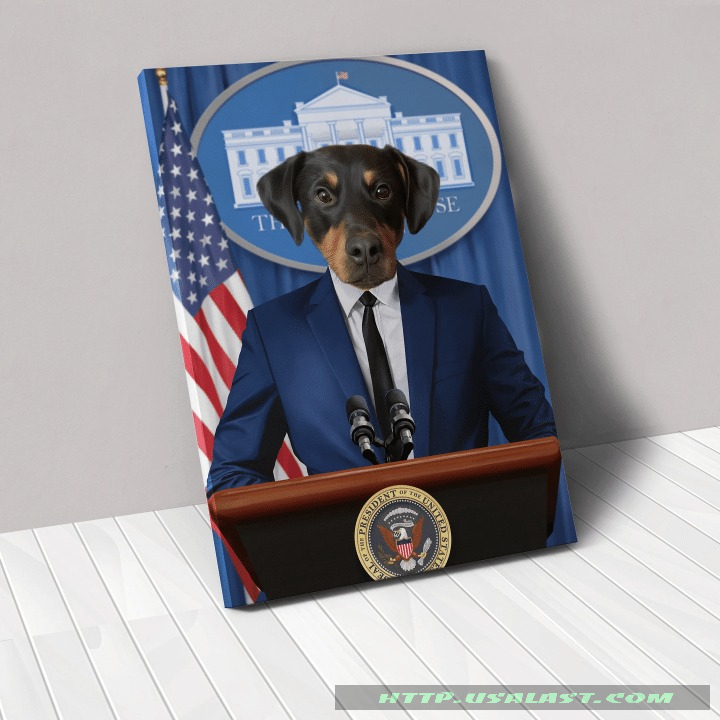 Personalized Pet Portraits 47th U.S President Poster And Canvas Print – Hothot