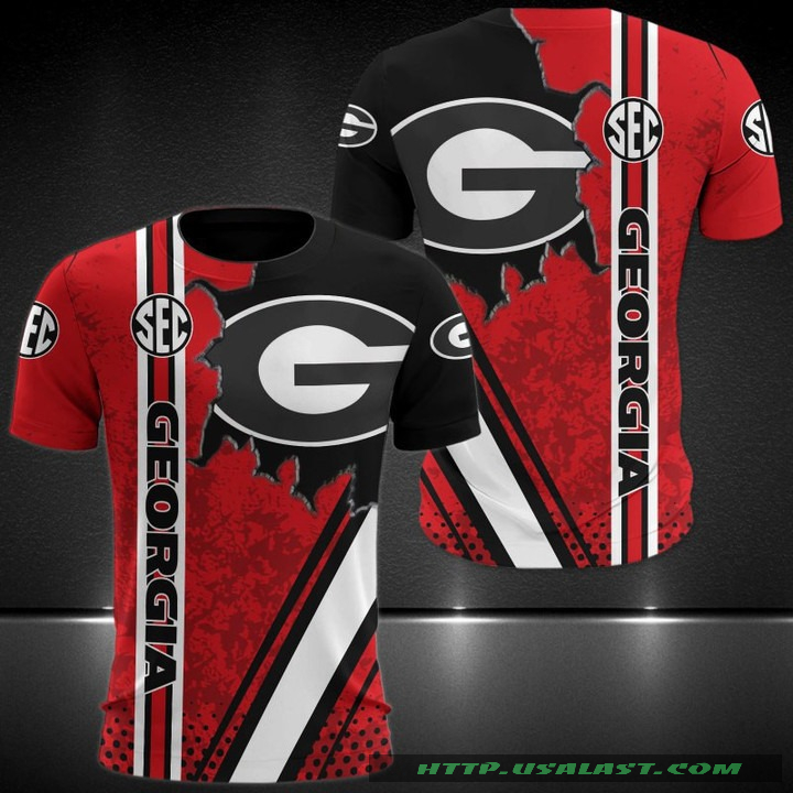 SEC Georgia Football 3D Hoodie T-Shirt – Hothot