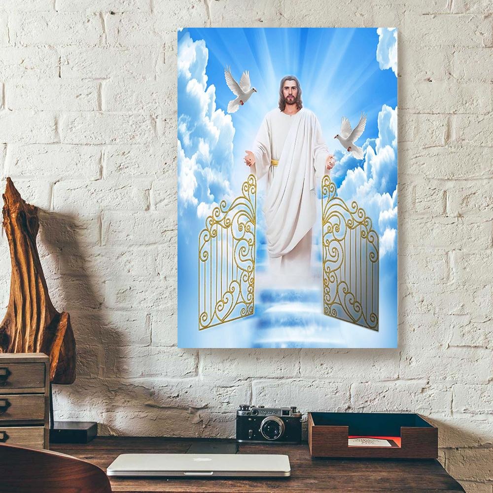 Heaven Gate Jesus Matte Poster & Canvas – Hothot