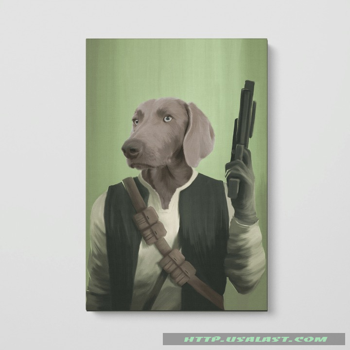 Personalized Pet Portraits The Gunner Poster And Canvas Print – Hothot