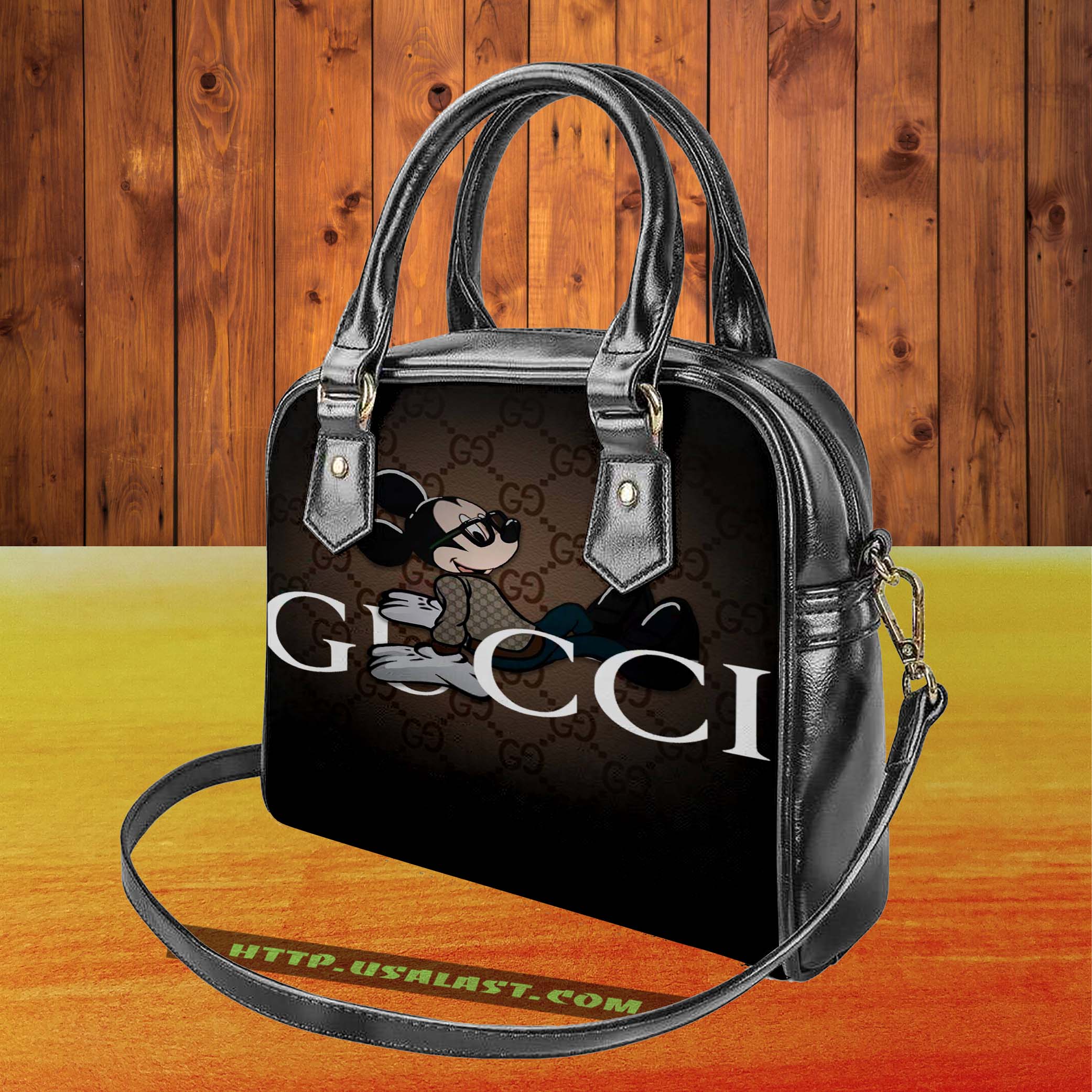 Gucci Mickey Mouse Luxury Brand Shoulder Handbag V68 – Hothot