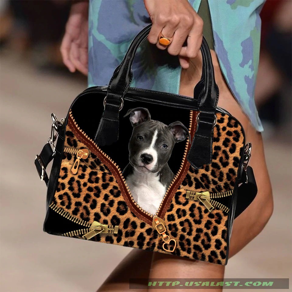 Pitbull Leopard Texture Shoulder Handbag – Hothot