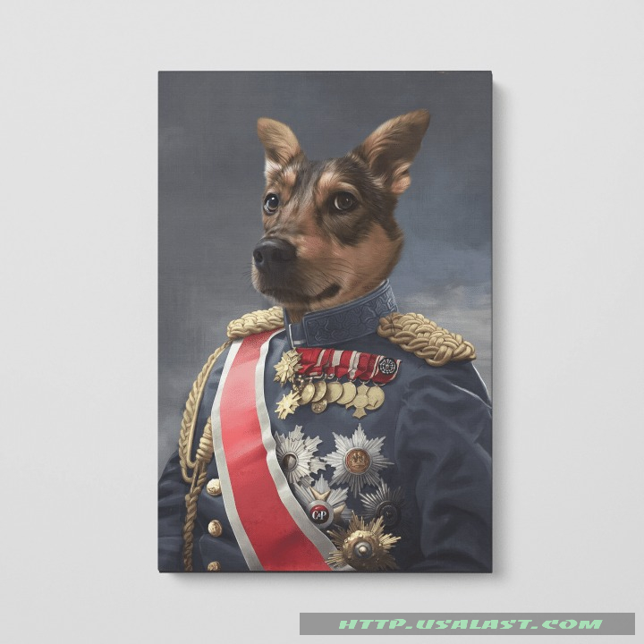 The Sergeant Custom Image Pet Poster Canvas Print – Hothot