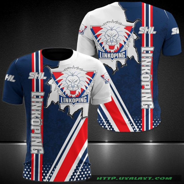 Linkoping HC Hockey Team 3D Hoodie T-Shirt – Hothot