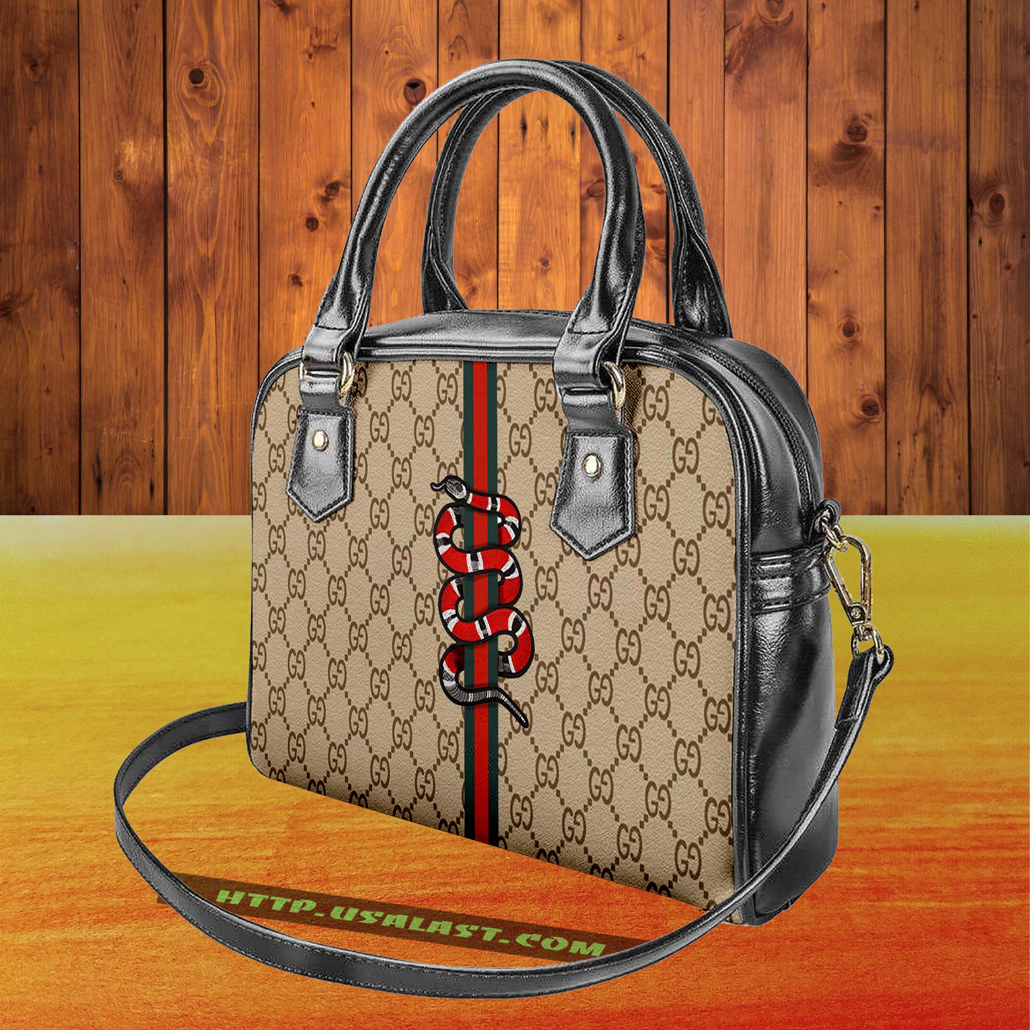 Gucci Snake Luxury Brand Shoulder Handbag V52 – Hothot