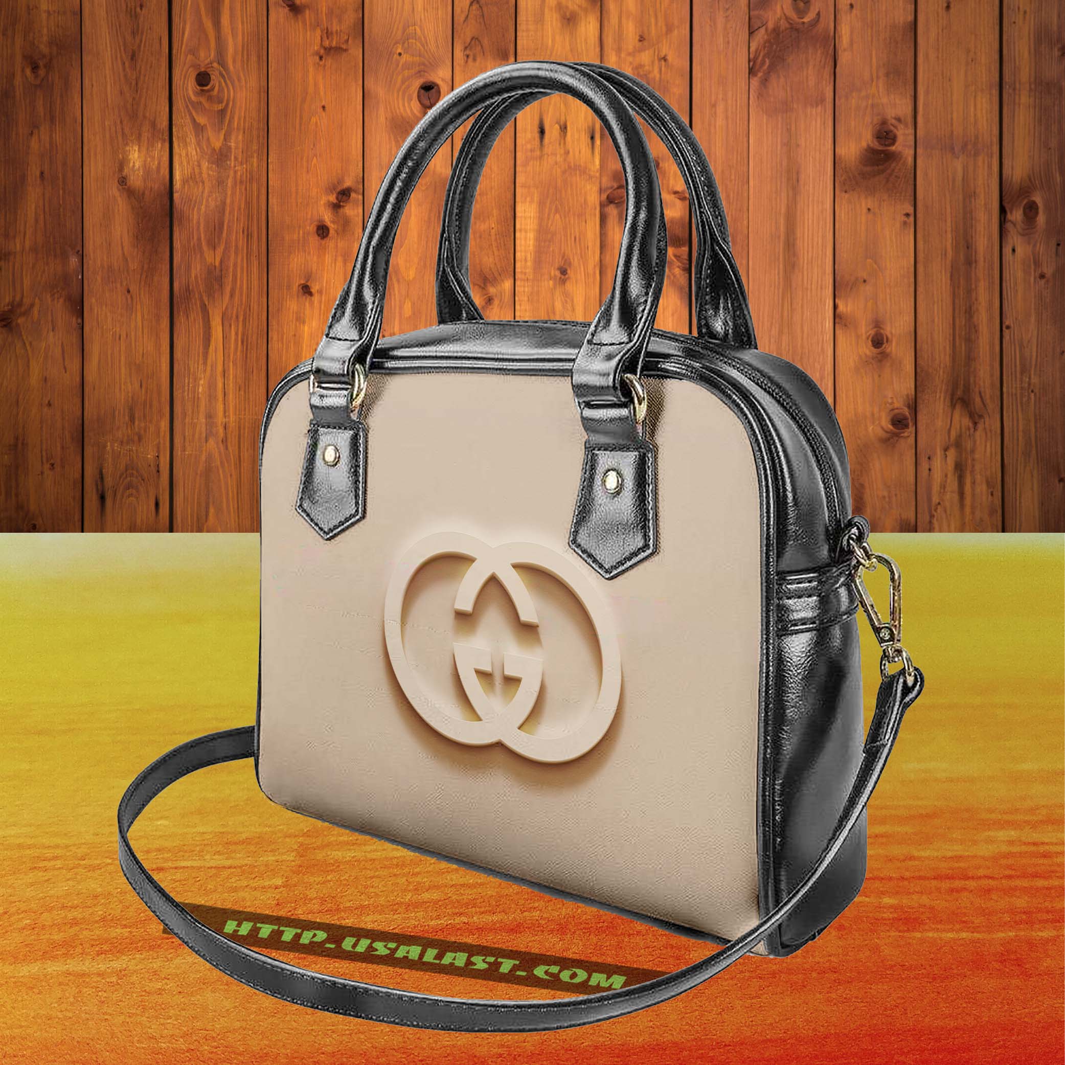 Gucci Brand Logo Shoulder Handbag V24 – Hothot