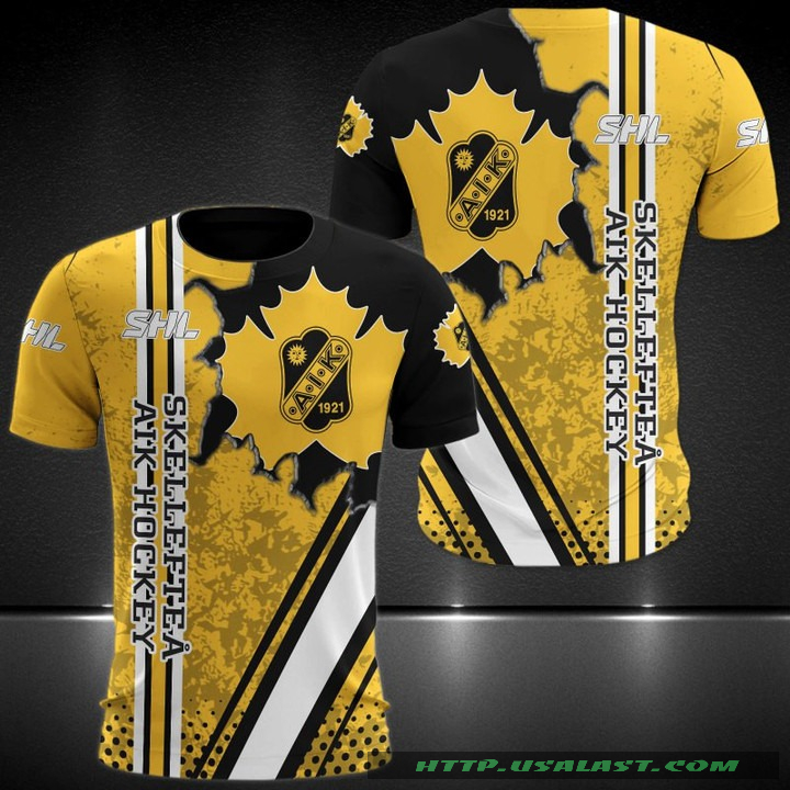 Skelleftea AIK Hockey Team 3D Hoodie T-Shirt – Hothot