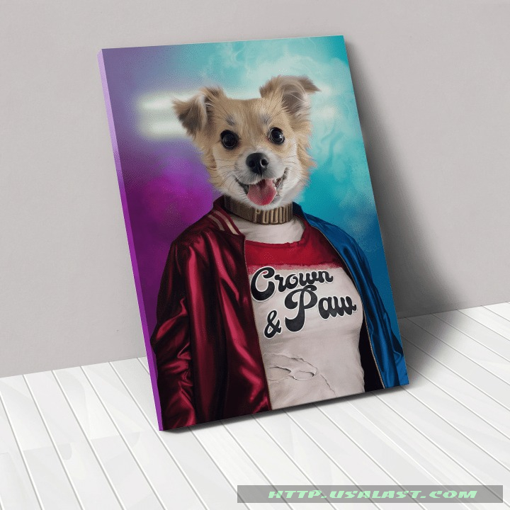 The Harley Quinn Custom Image Pet Poster Canvas Print – Hothot