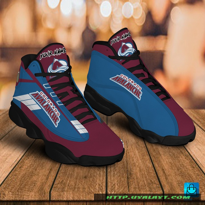 Personalised Colorado Avalanche Air Jordan 13 Shoes – Usalast