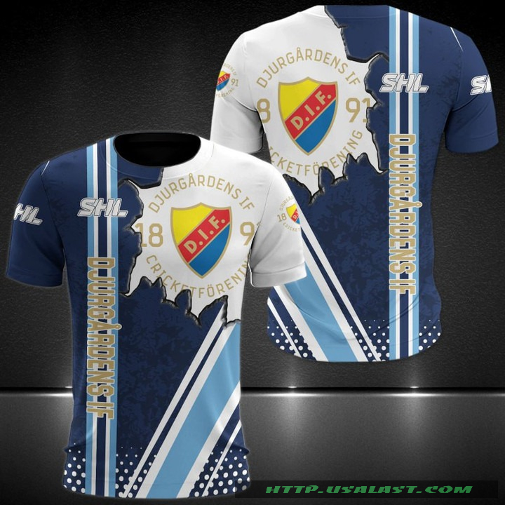Djurgardens IF Hockey Team 3D Hoodie T-Shirt – Hothot