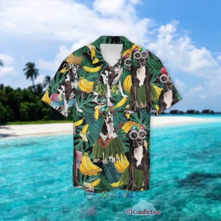 Great Dane Banana Tropical Hawaiian Shirt