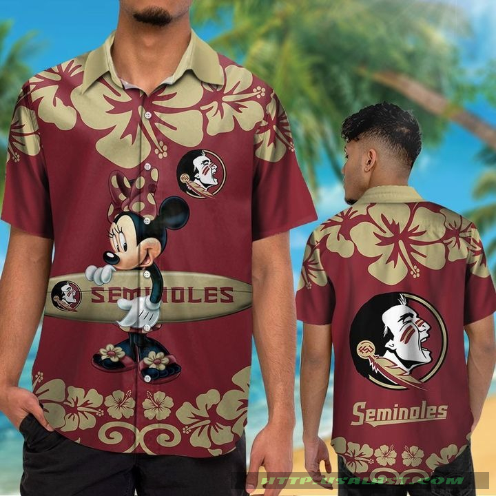 Florida State Seminoles Minnie Mouse Aloha Hawaiian Shirt – Hothot