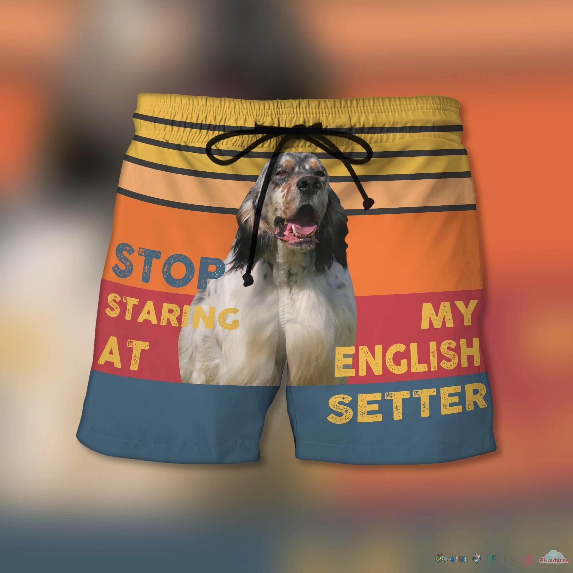 Stop Staring At My English Setter Beach Shorts – Hothot