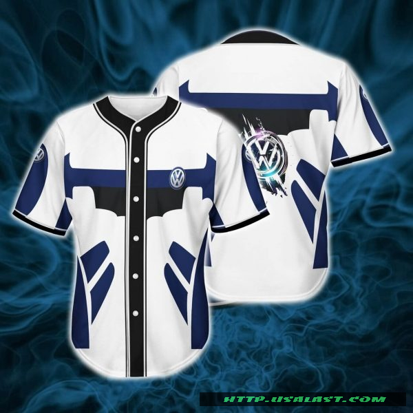 Volkswagen Logo Flash Baseball Jersey Shirt – Hothot
