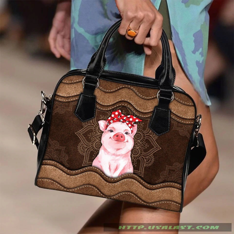 Pig Mehndi Texture Shoulder Handbag – Hothot