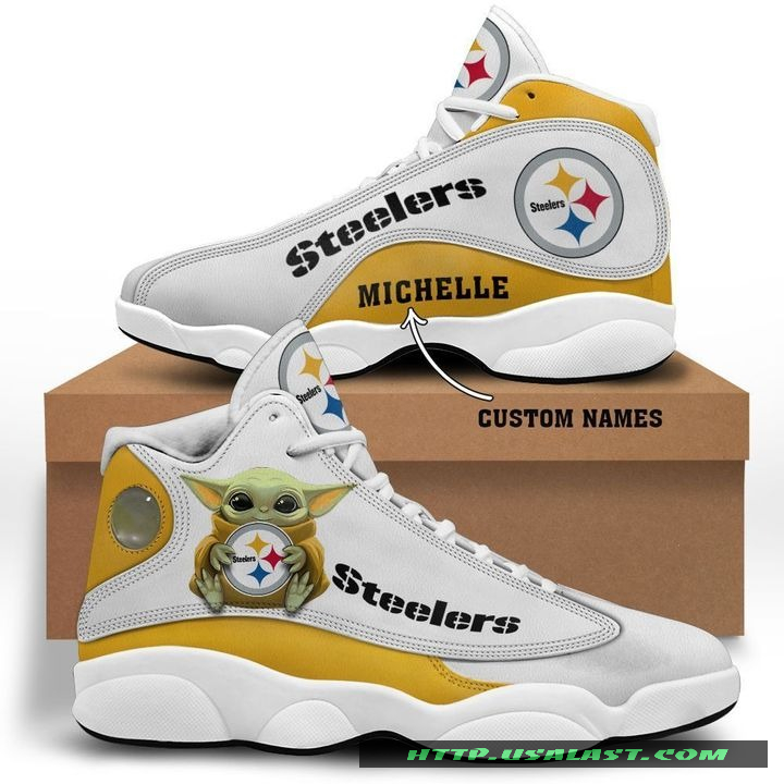 Personalised Pittsburgh Steelers Baby Yoda Air Jordan 13 Shoes – Usalast