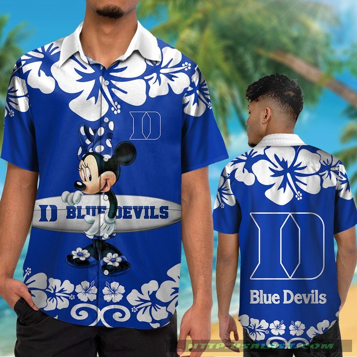 Duke Blue Devils Minnie Mouse Aloha Hawaiian Shirt – Hothot