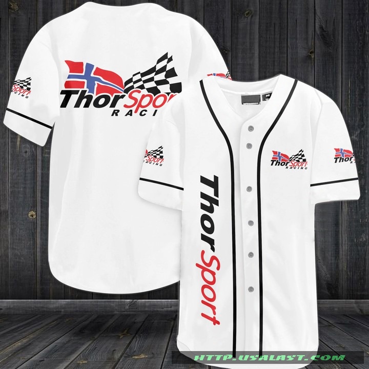 ThorSport Racing Team Baseball Jersey Shirt – Hothot