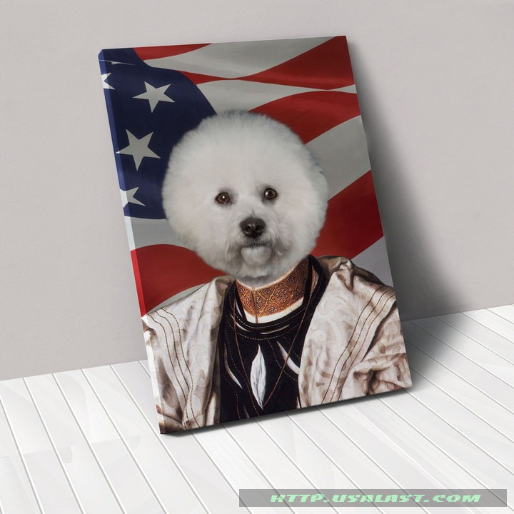Personalized Custom Pet The Savant American Flag Poster And Canvas Print – Hothot