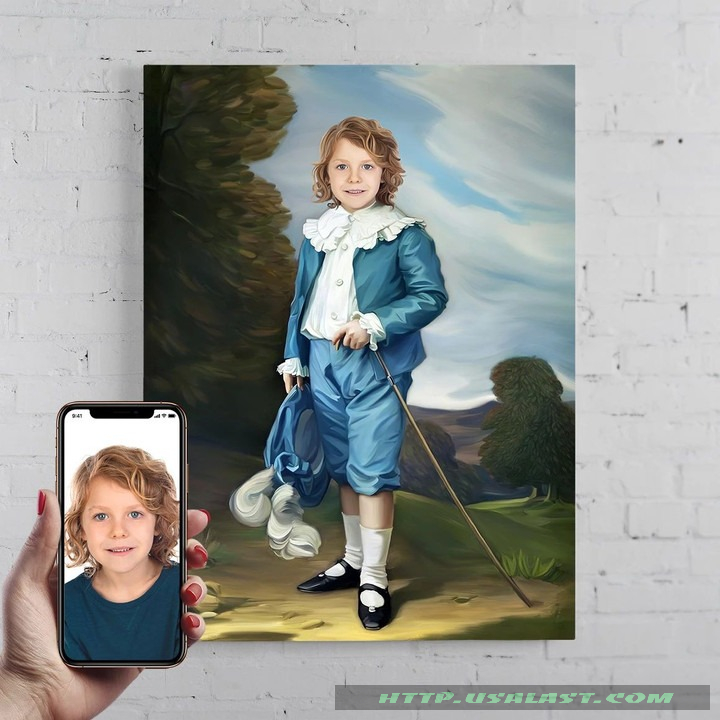 Personalized Portrait The Young Noble Poster Canvas Print – Hothot